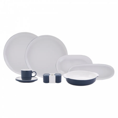 Karaca Nordic 27 Piece Porcelain Breakfast Set for 6 Person