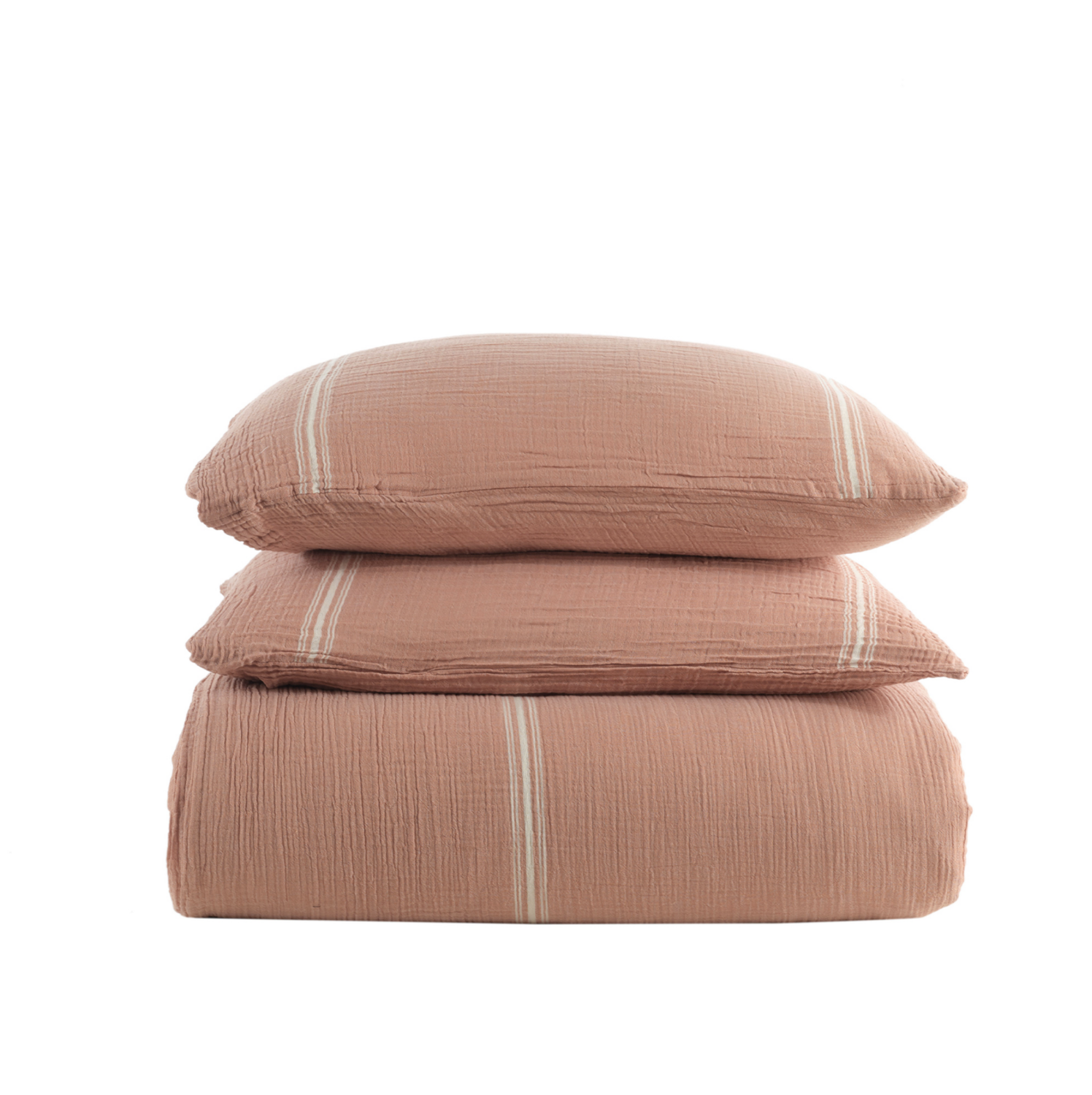 Buldans Marlen 2 Person Bed Linen Set Terra