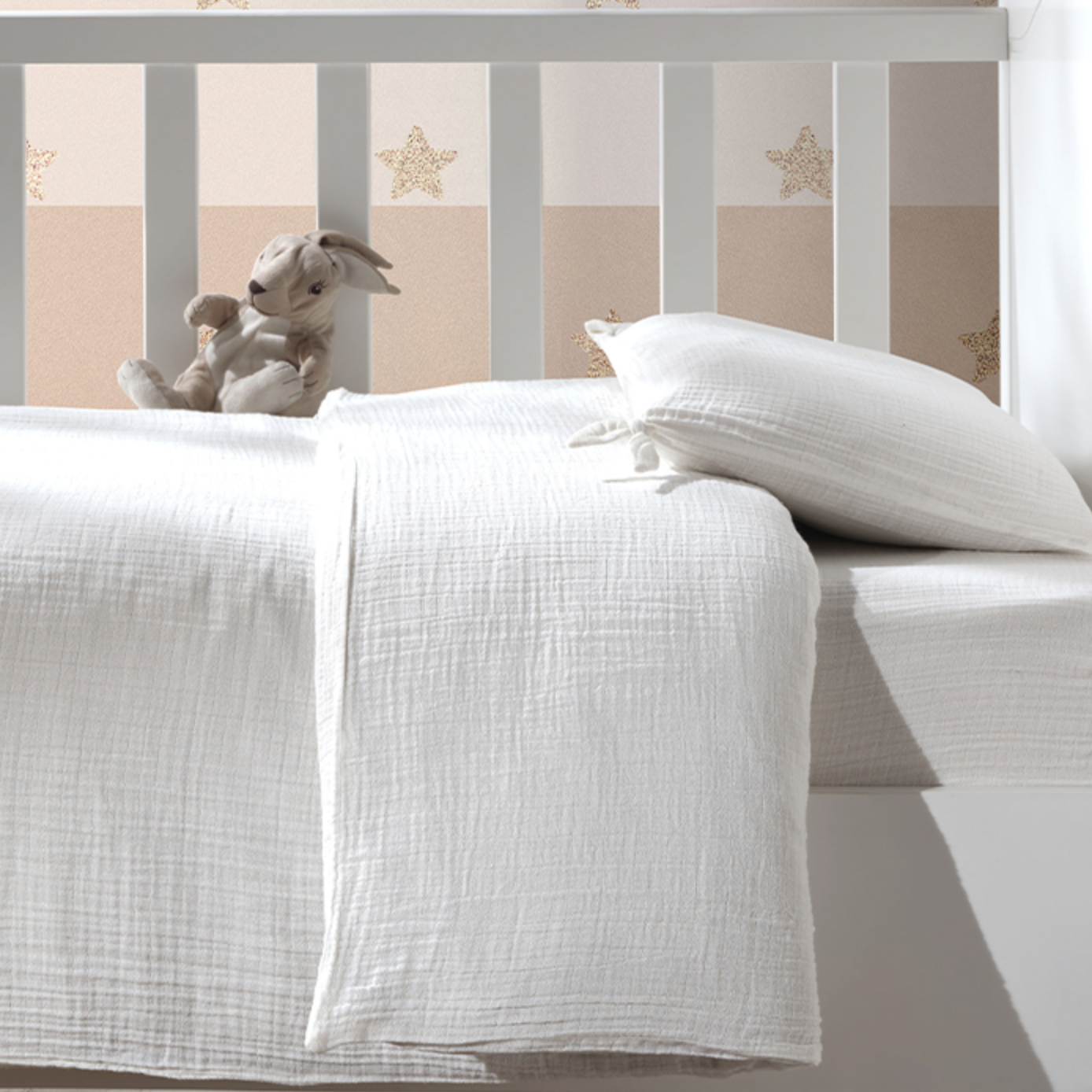 Buldans Bonni Baby Bed Linen set 100x150 cm Off White