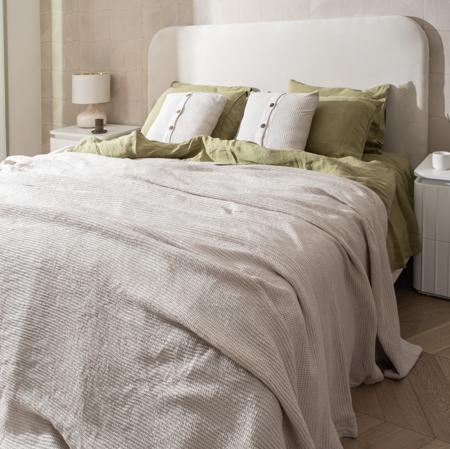 Bulldans Bohem Bed Cover  180x240 cm Naturel