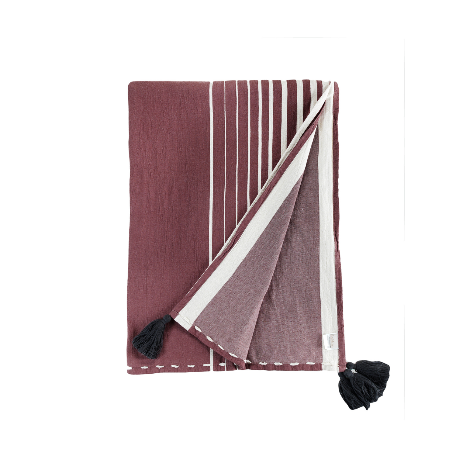 Buldans Hazal Bed Cover 240x260 cm Rustic Burgundy