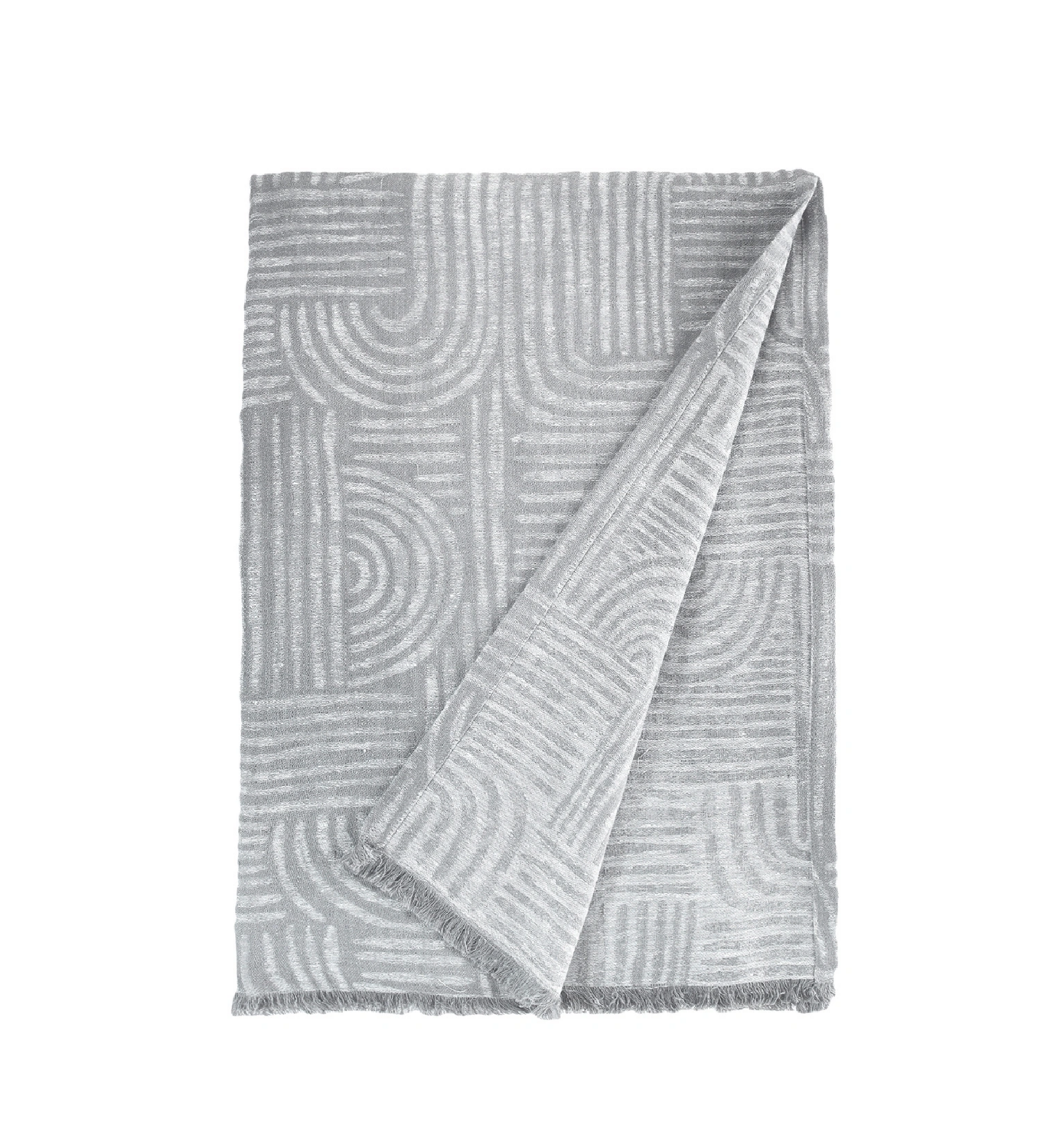 Buldans Miro 100% Linen Bed Cover 180x240 cm Gray