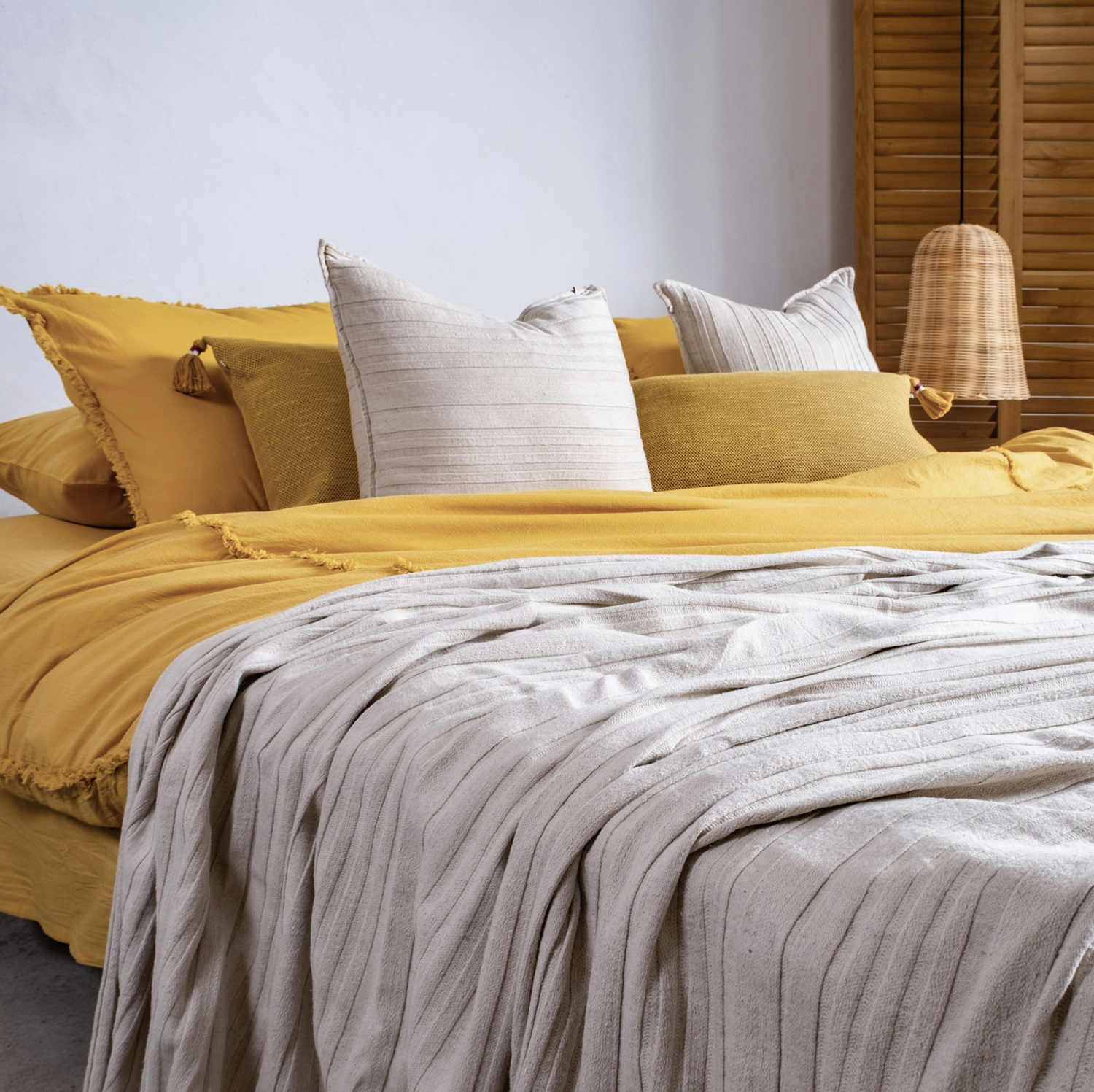 Buldans Sia Bed Cover 240x260 cm Natural
