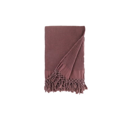 Buldans Bohem Throw 130x170 cm Rustic Burgundy