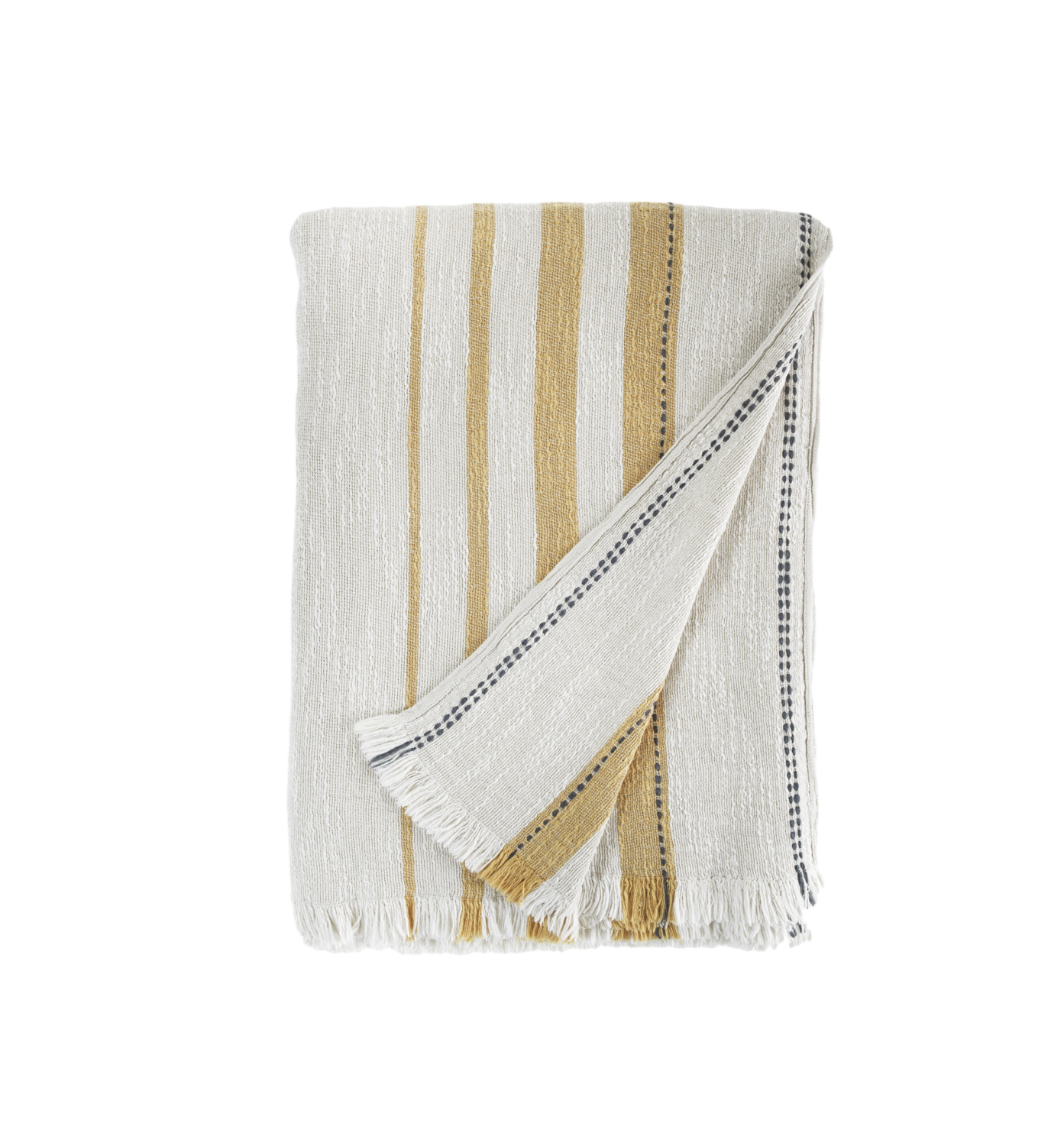 Buldans Lotto Throw 200x220 cm Mustard