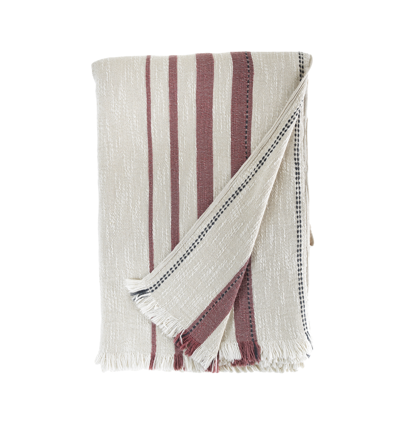 Buldans Lotto Throw 200x220 cm Rustic burgundy