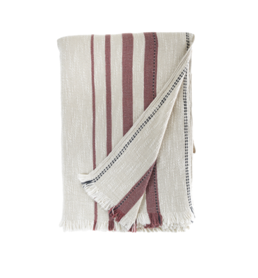 Buldans Lotto Throw 200x220 cm Rustic burgundy