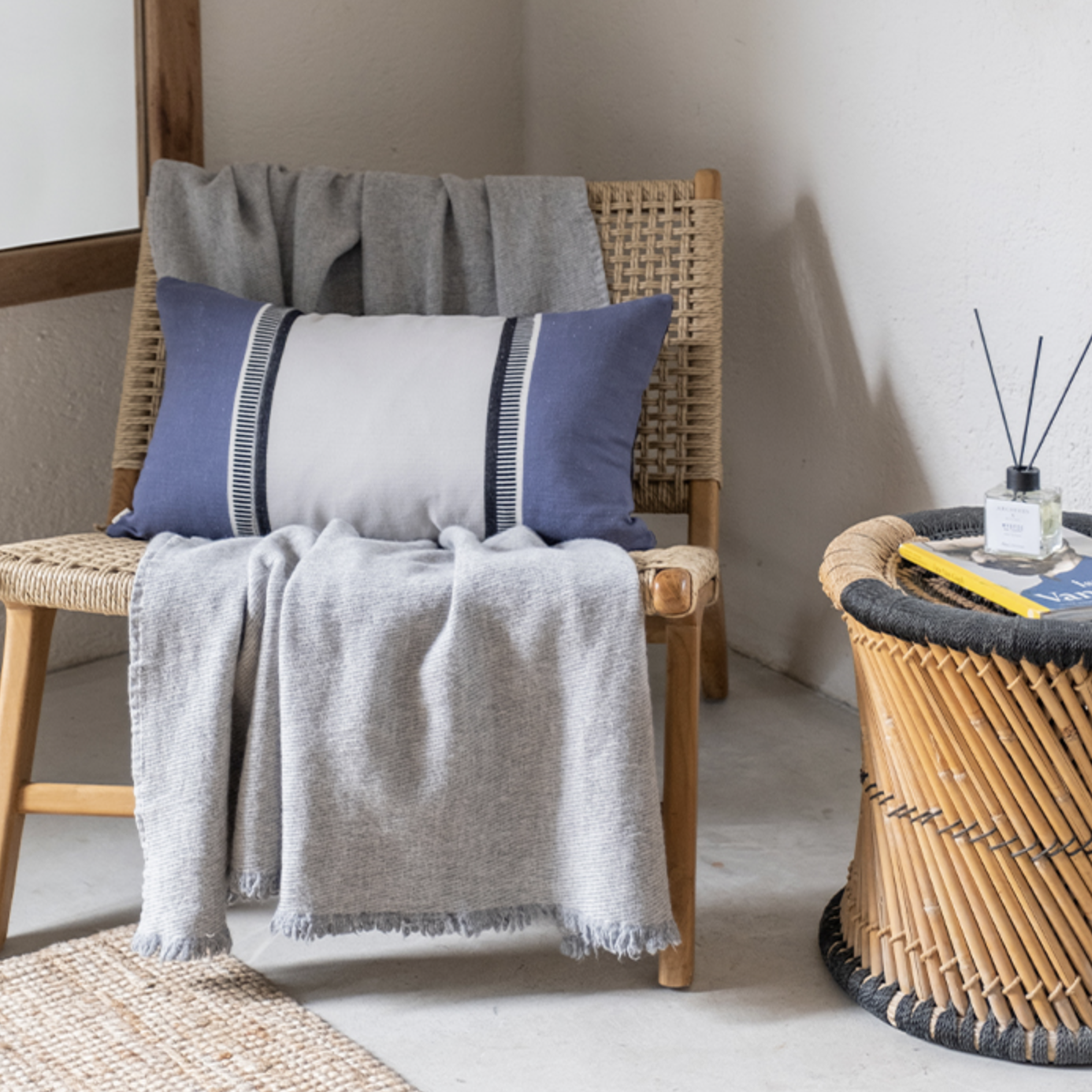 Buldans Oslo Throw 130X170 cm Gray