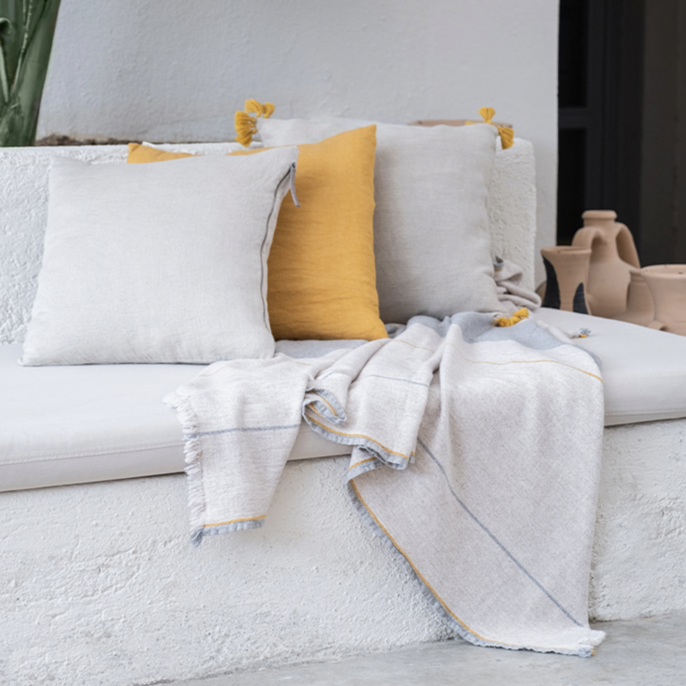 Buldans Astana Throw 130x170 cm Beige