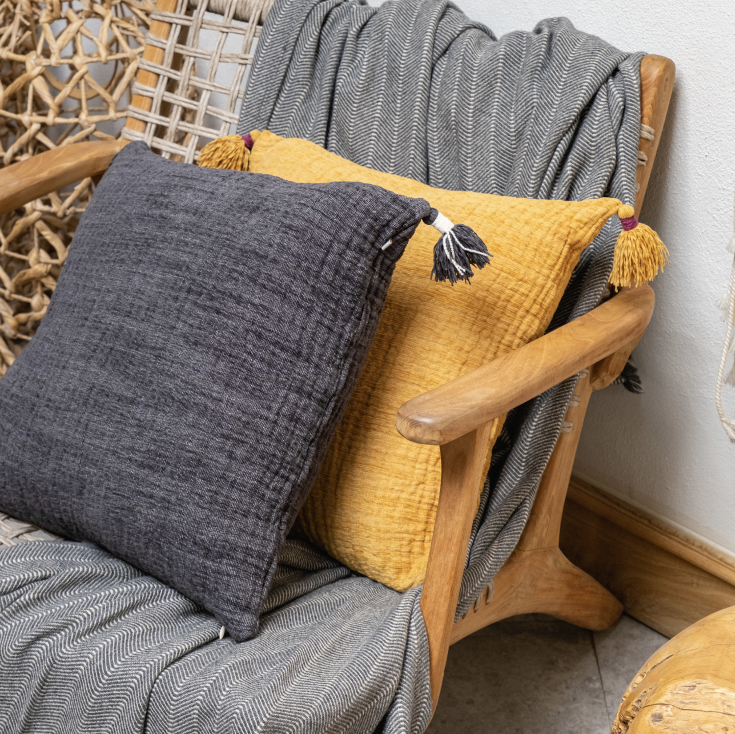 Buldans Odense Throw 150x230 cm Anthracite