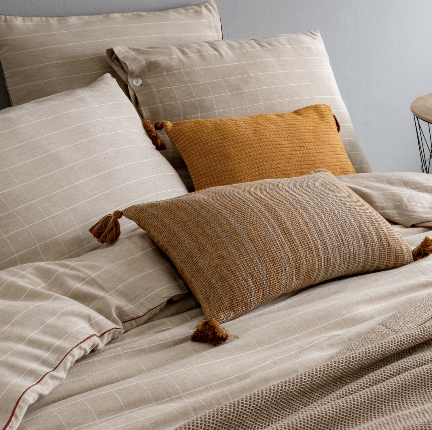 Buldans Palermo Cushion 35x55 cm Beige/Tobacco