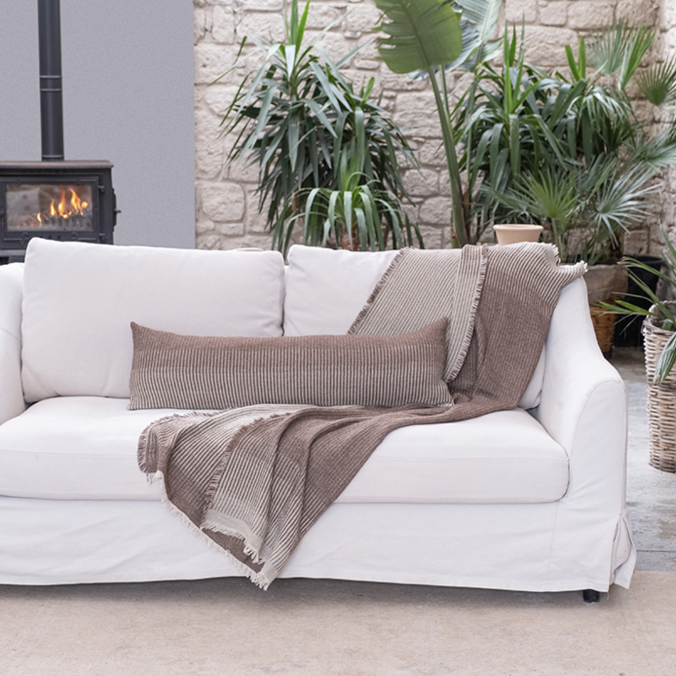 Buldans Amaya Cushion 30x95 cm Khaki