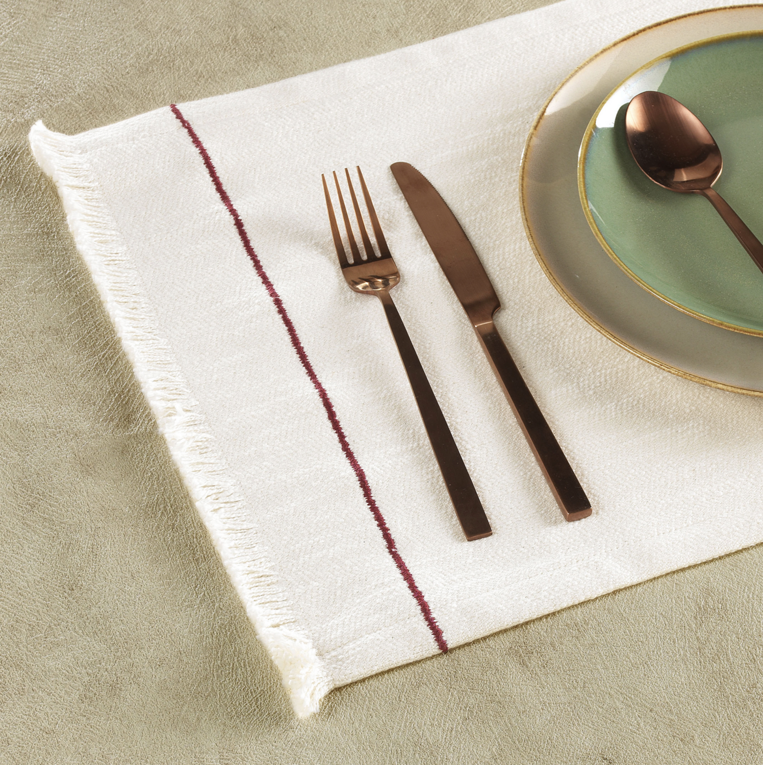 Buldans Perge American Service (2 pcs) Rustic Burgundy