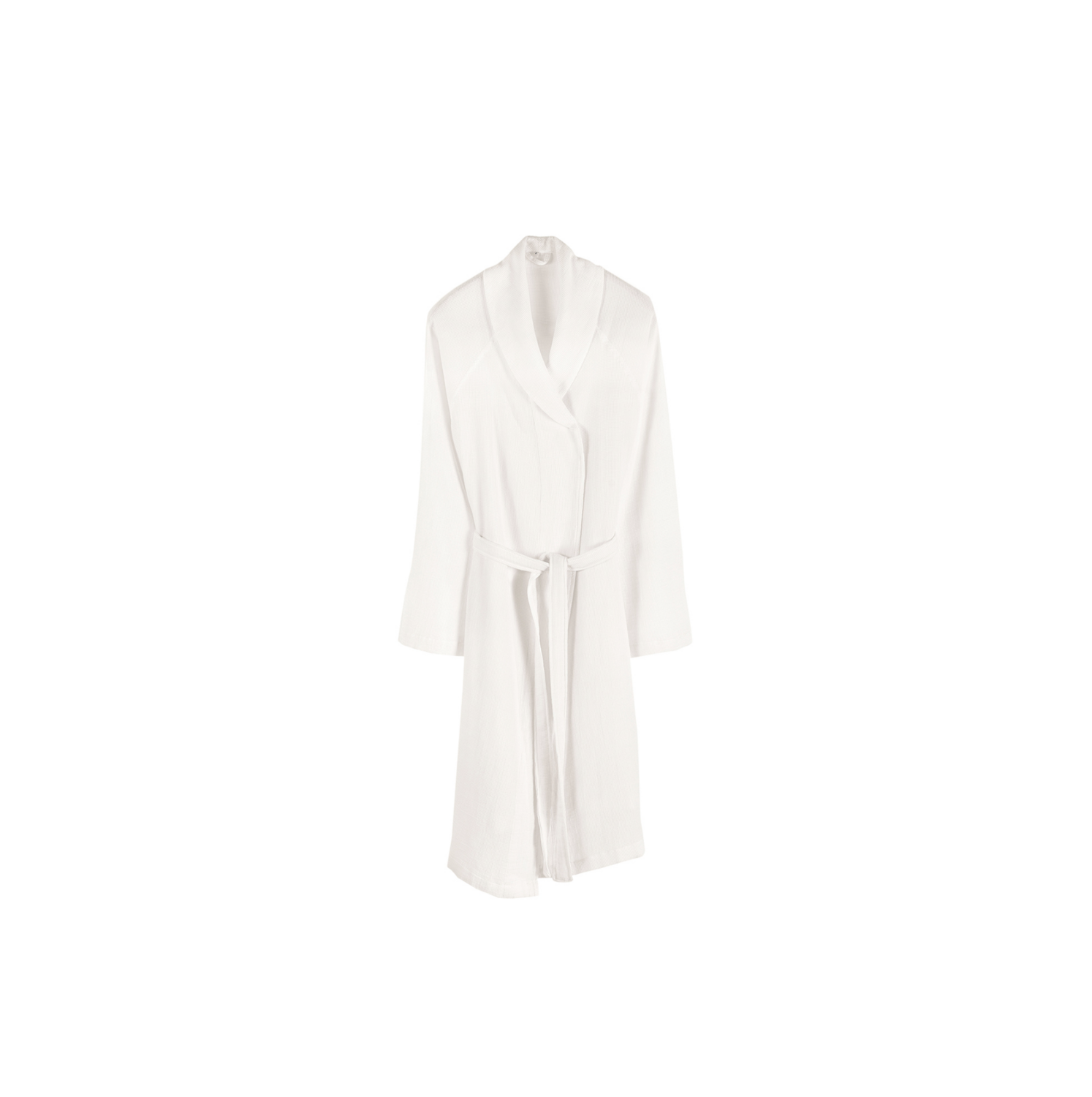 Buldans Suri Mini Waffle Bathrobe Off White