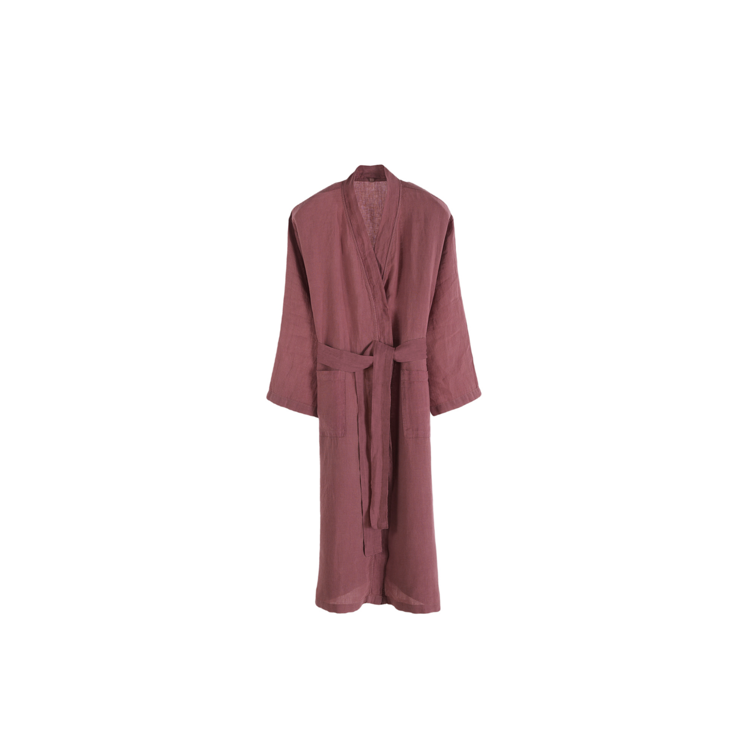 Buldans Lino Bathrobe Rustic Bordo