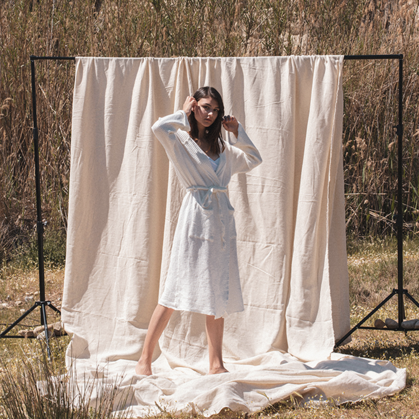 Buldans Bohem Bathrobe Off White