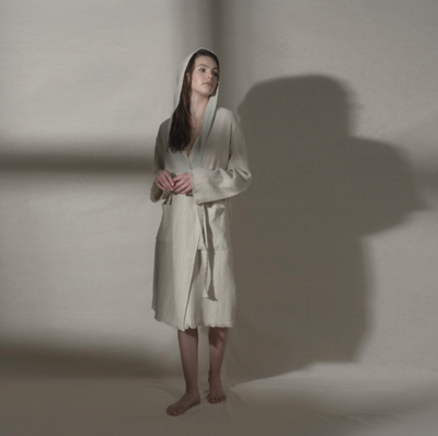 Buldans Adel Mini Waffle Bathrobe Sage Green