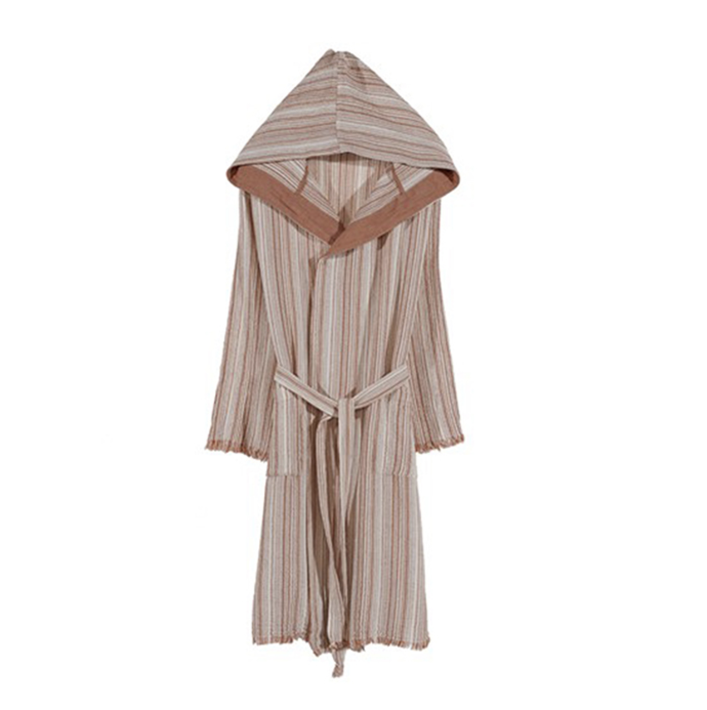 Bulldans Adel Mini Waffle Bathrobe Tobacco