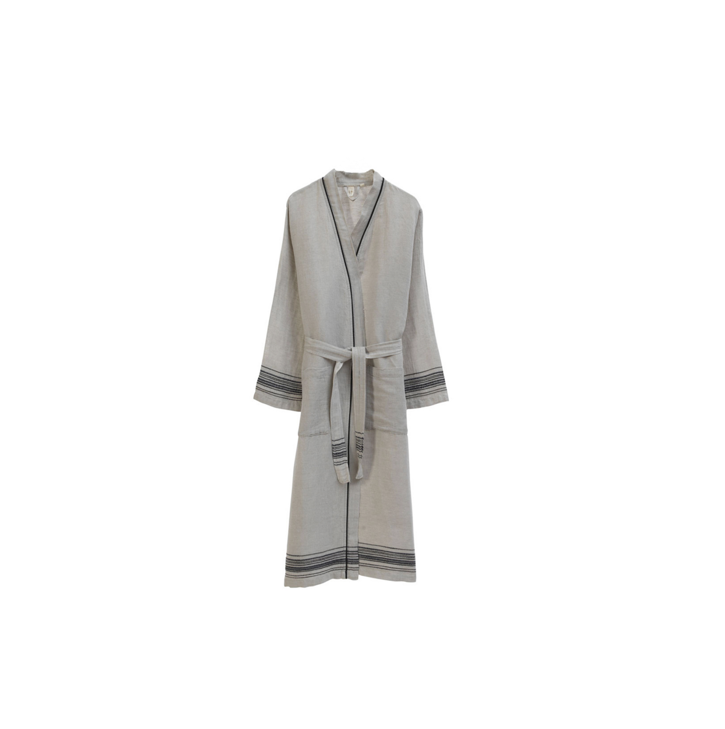 Buldans Marl Bathrobe Black