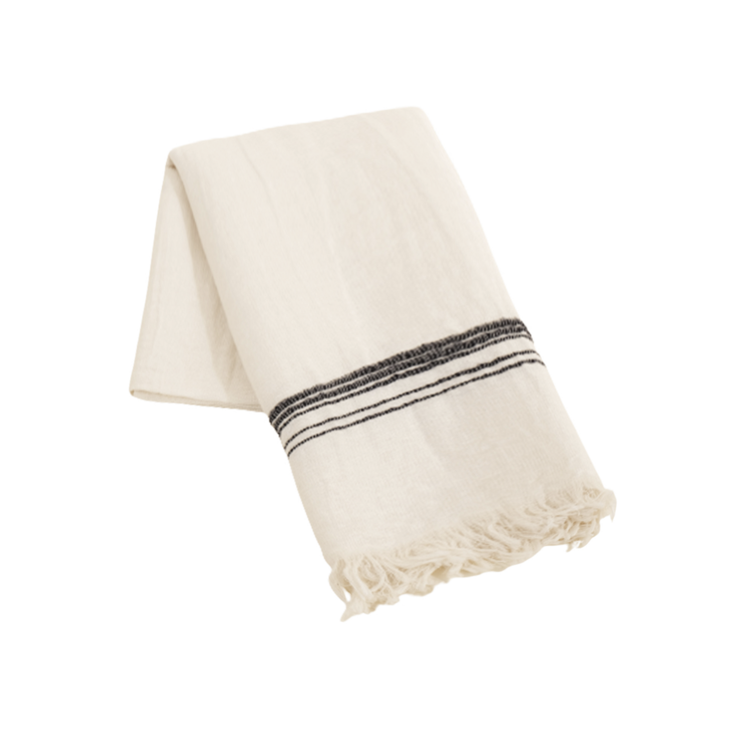 Buldans Marl Peshtemal Ecru/Black