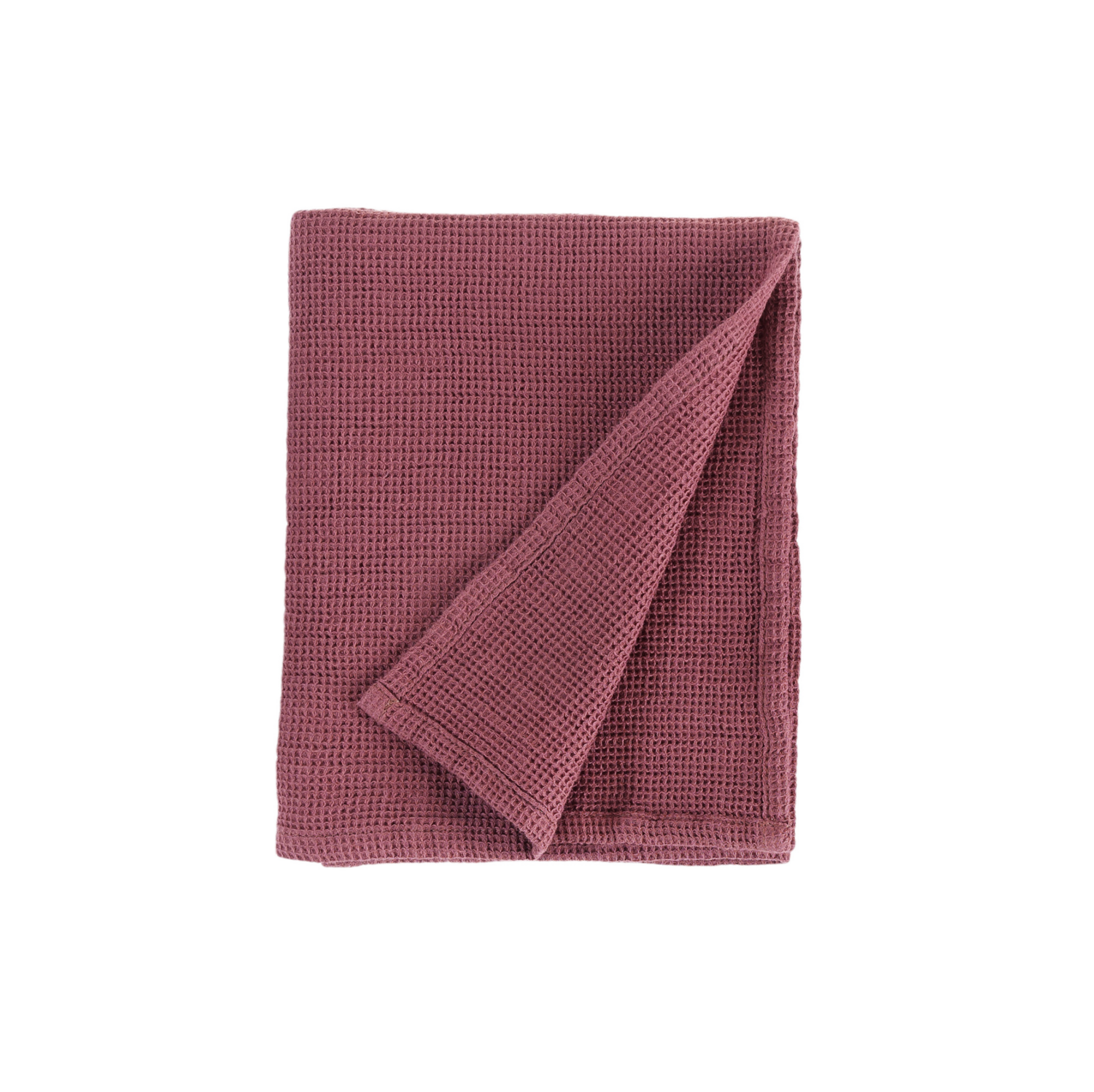 Buldans Suri Mini Waffle Peshkir Rustic Burgundy