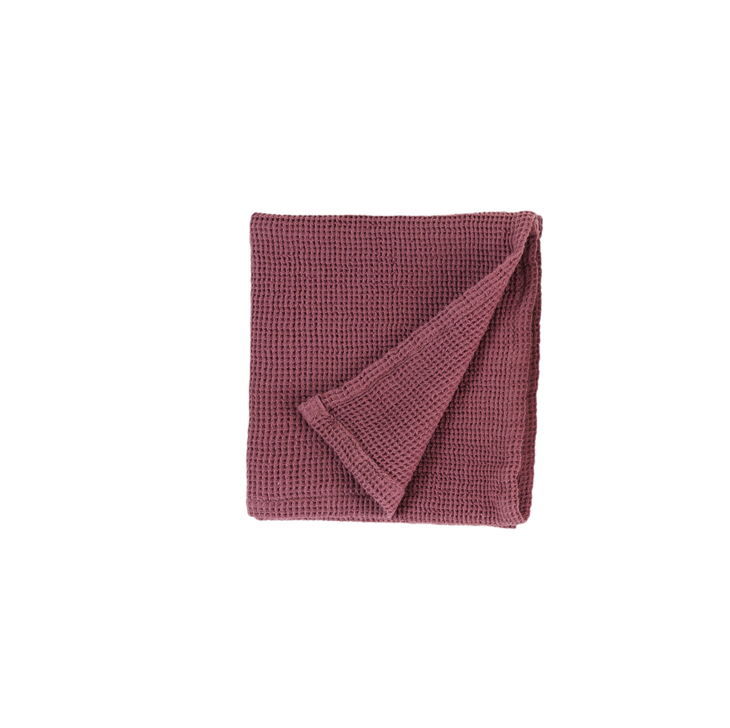Buldans Suri Mini Waffle Peshkir (2 Pieces) Rustic Burgundy