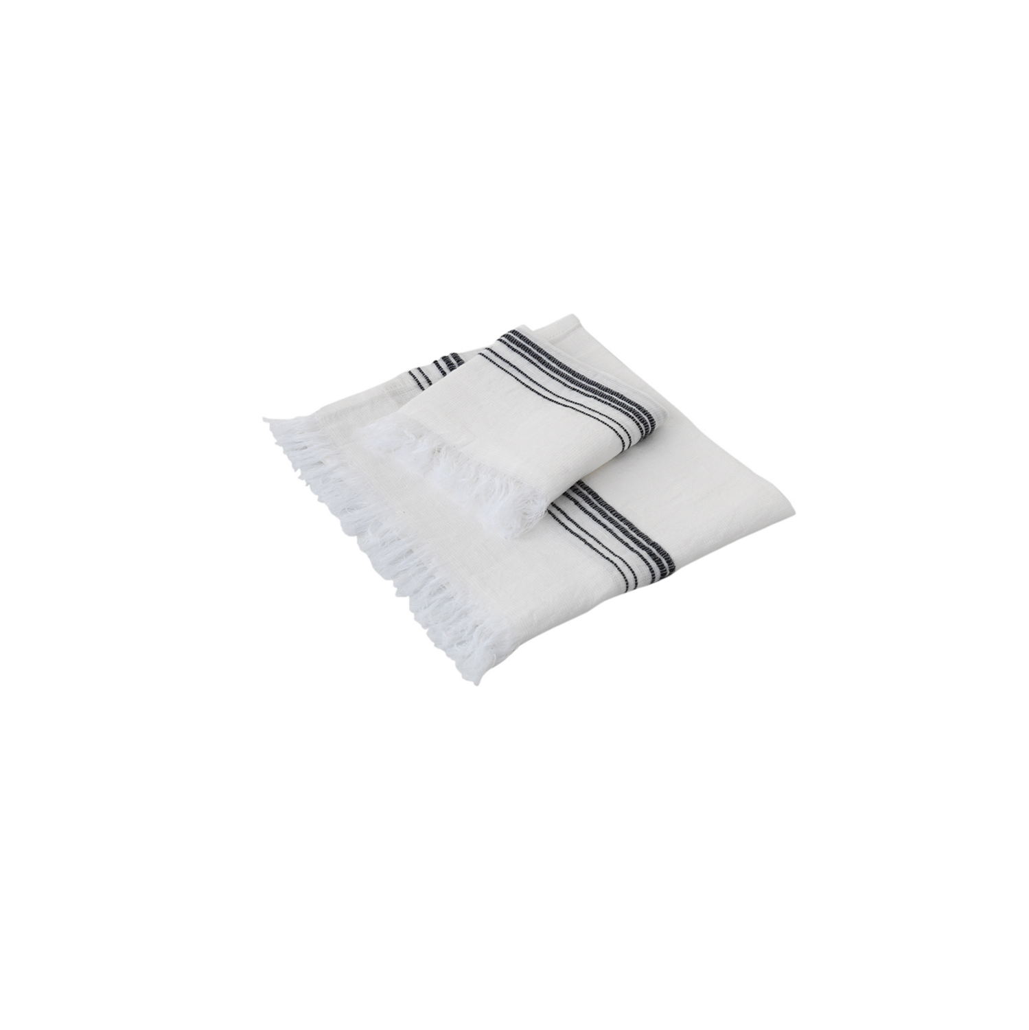 Buldans Marl Peshkir 50x30 cm Ecru/Black