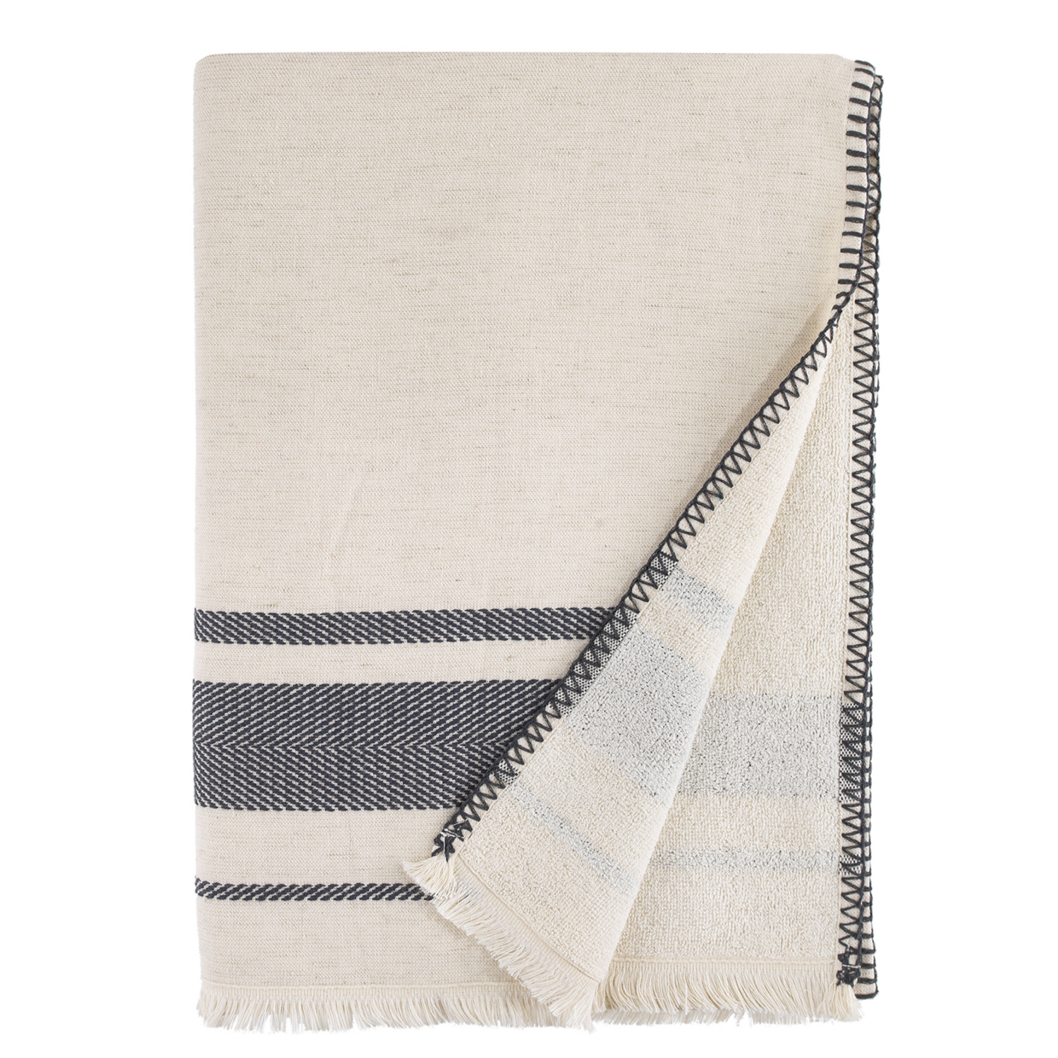 Buldans Terra Bath Towel 90x150 cm Anthracite