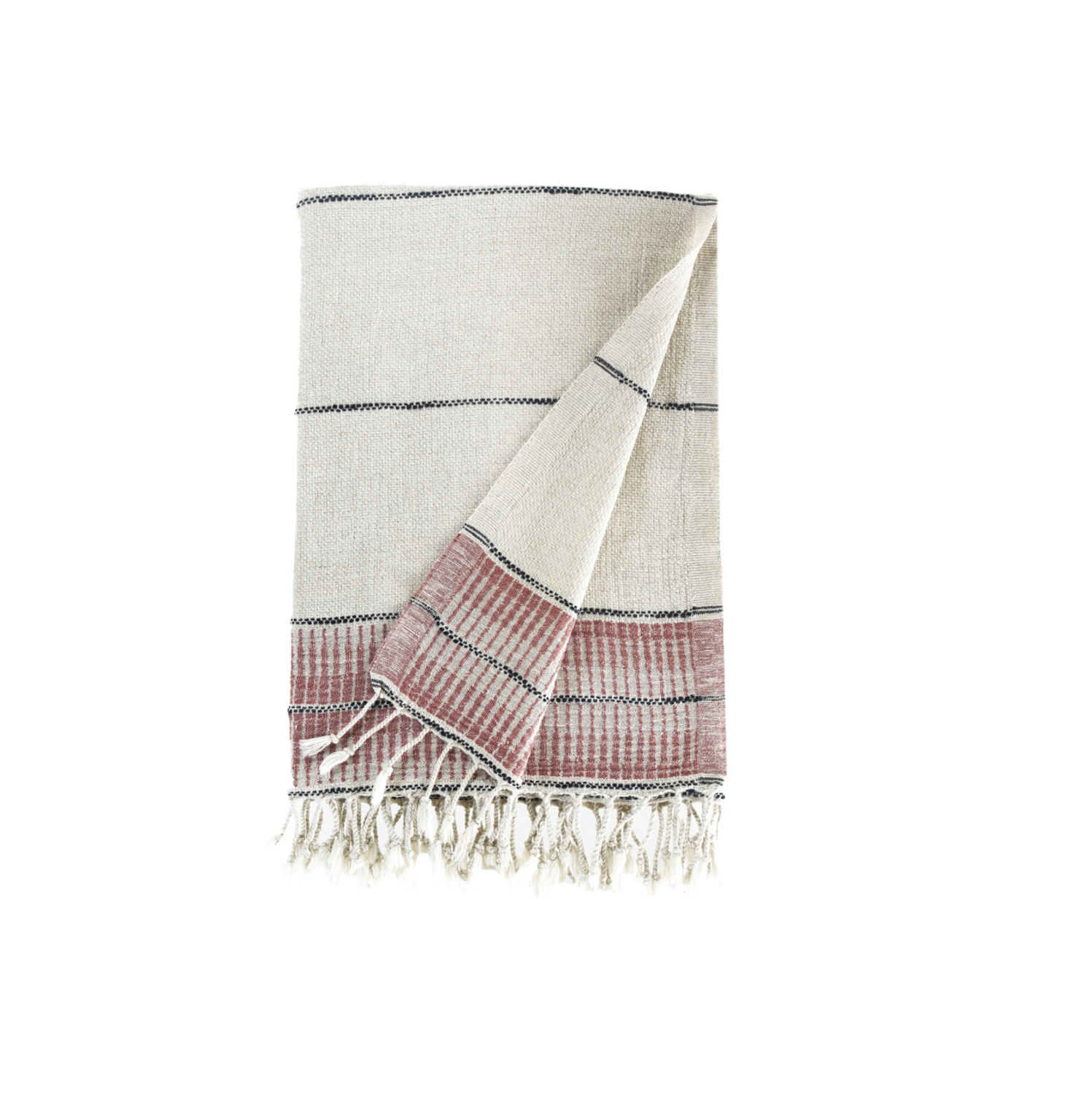 Buldans Bean Peshtemal Rustic Burgundy