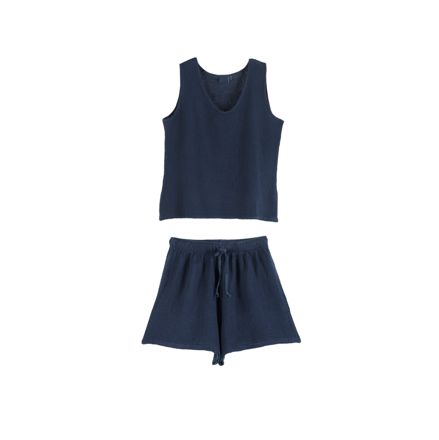 Buldans Asteria Top And Shorts Navy Blue