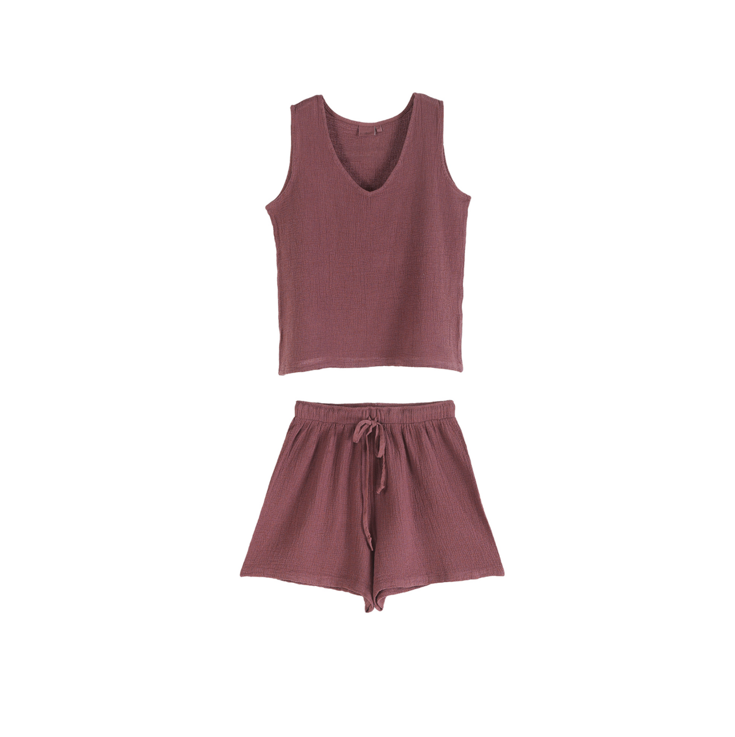 Buldans Asteria Top And Shorts Rustic Burgundy