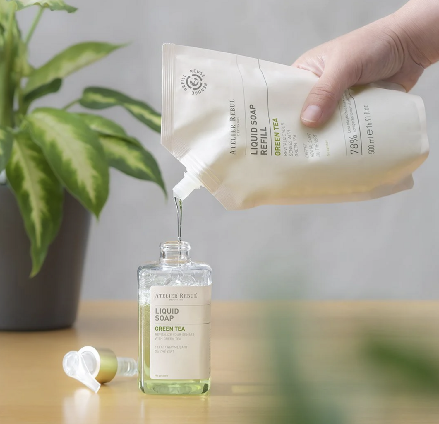 Atelier Rebul Green Tea Hand Soap Refill 500 ml