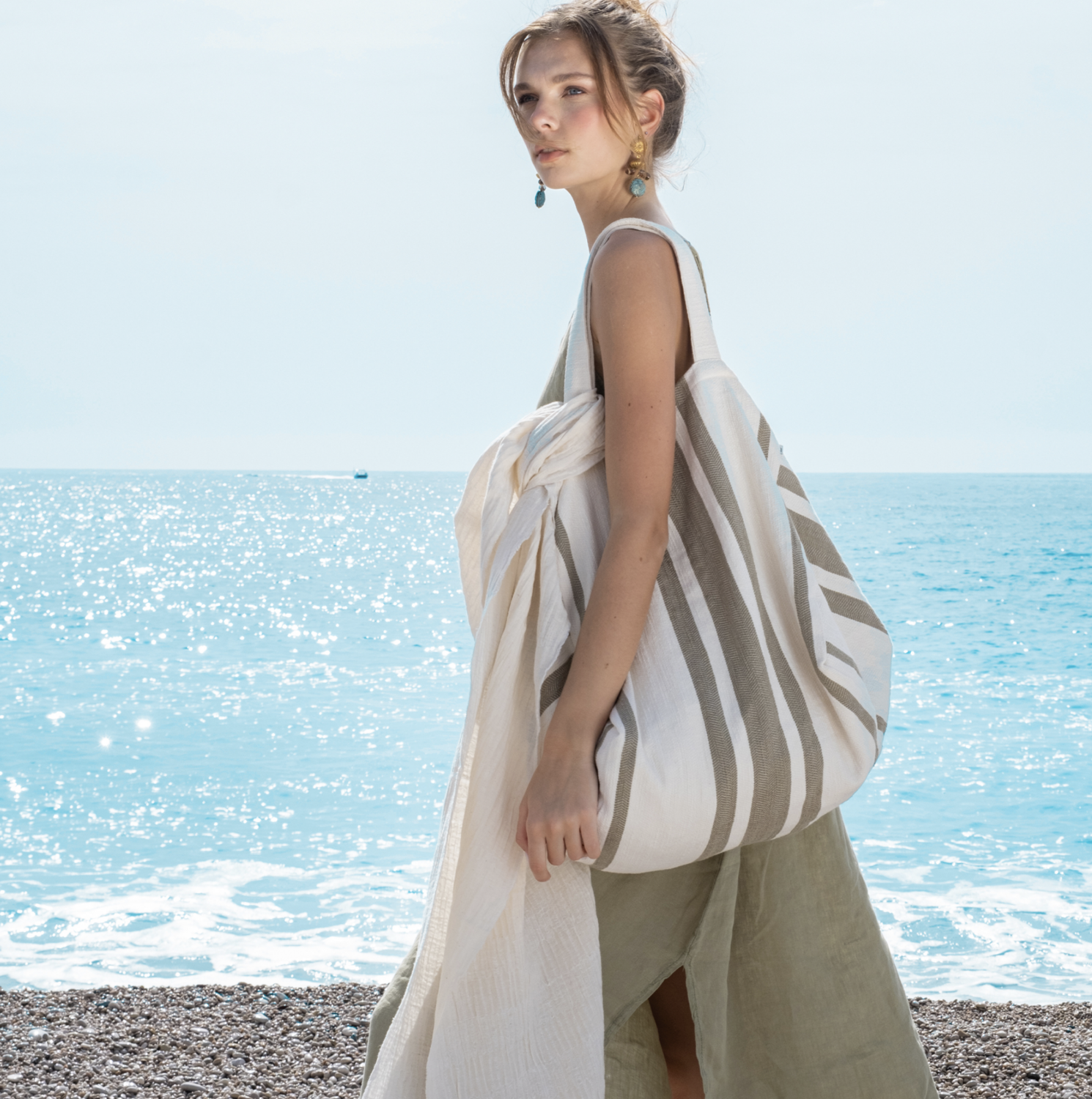 Buldans Amara Dress Thyme Green