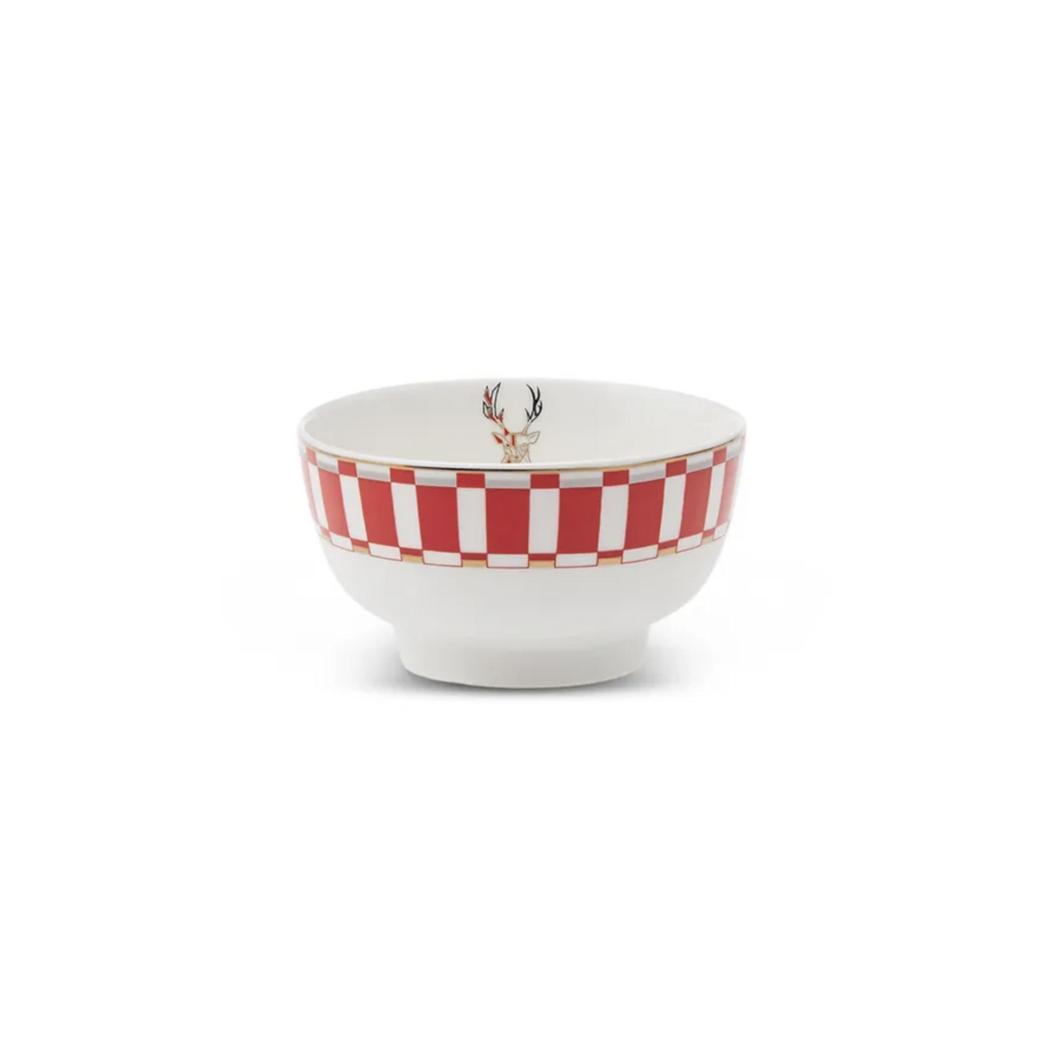 Karaca Aries Red Column Snack Holder 12 cm