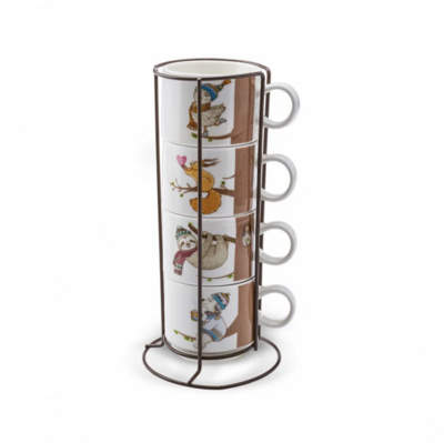 ​Karaca Branch 4 Piece Standing Mug