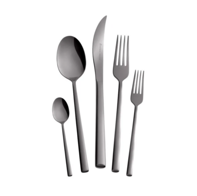 Karaca Tivoli Cutlery Set 30 Piece Matte Black