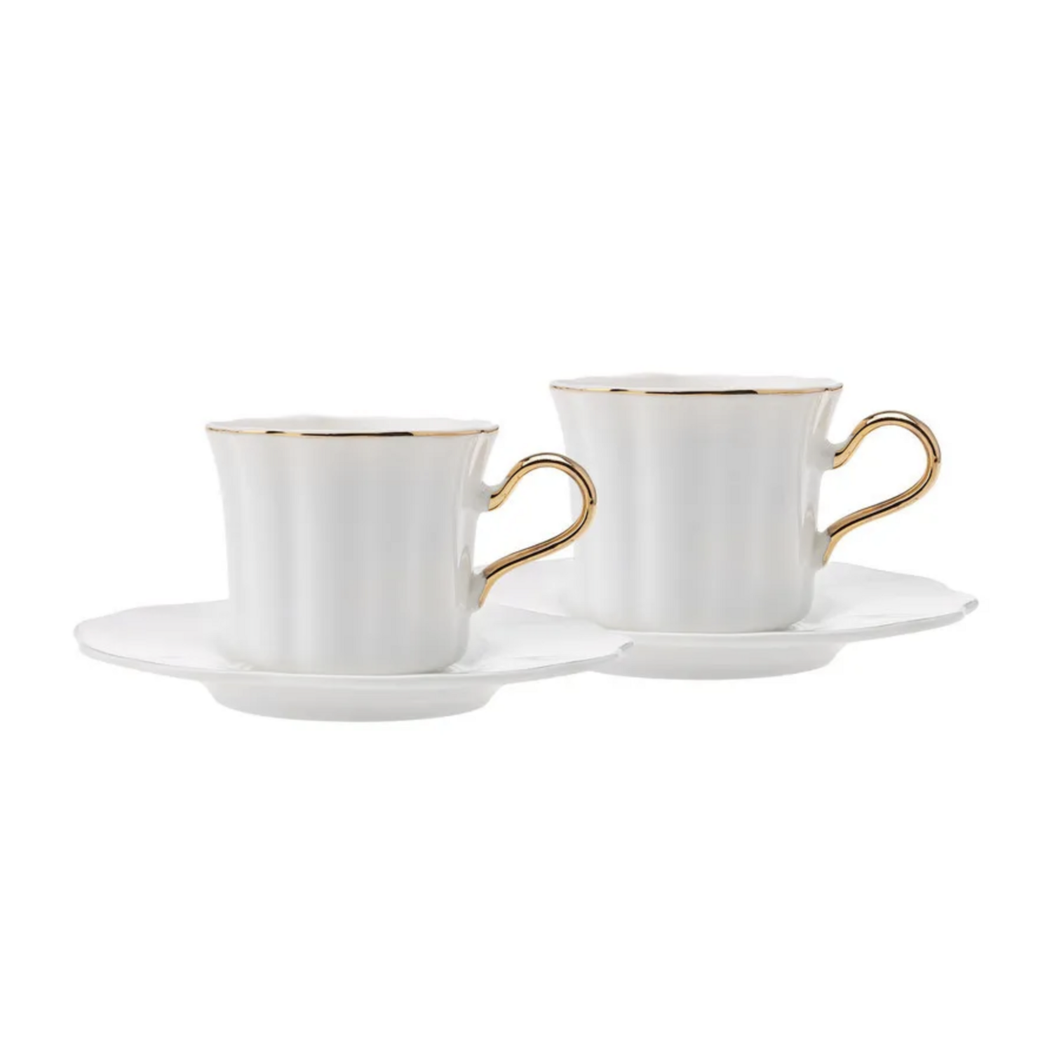 Karaca Parka 4 Pieces Tea Cup Set For 2 Person