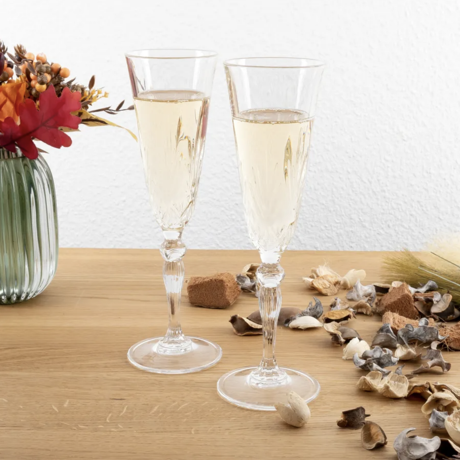 Karaca ​Rcr Melodia 6 Piece Champagne Glass Set 160 ml