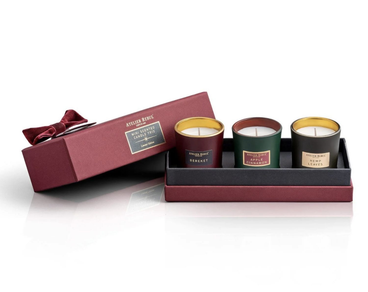 Atelier Rebul Limited Edition Scented Candle Trio Set