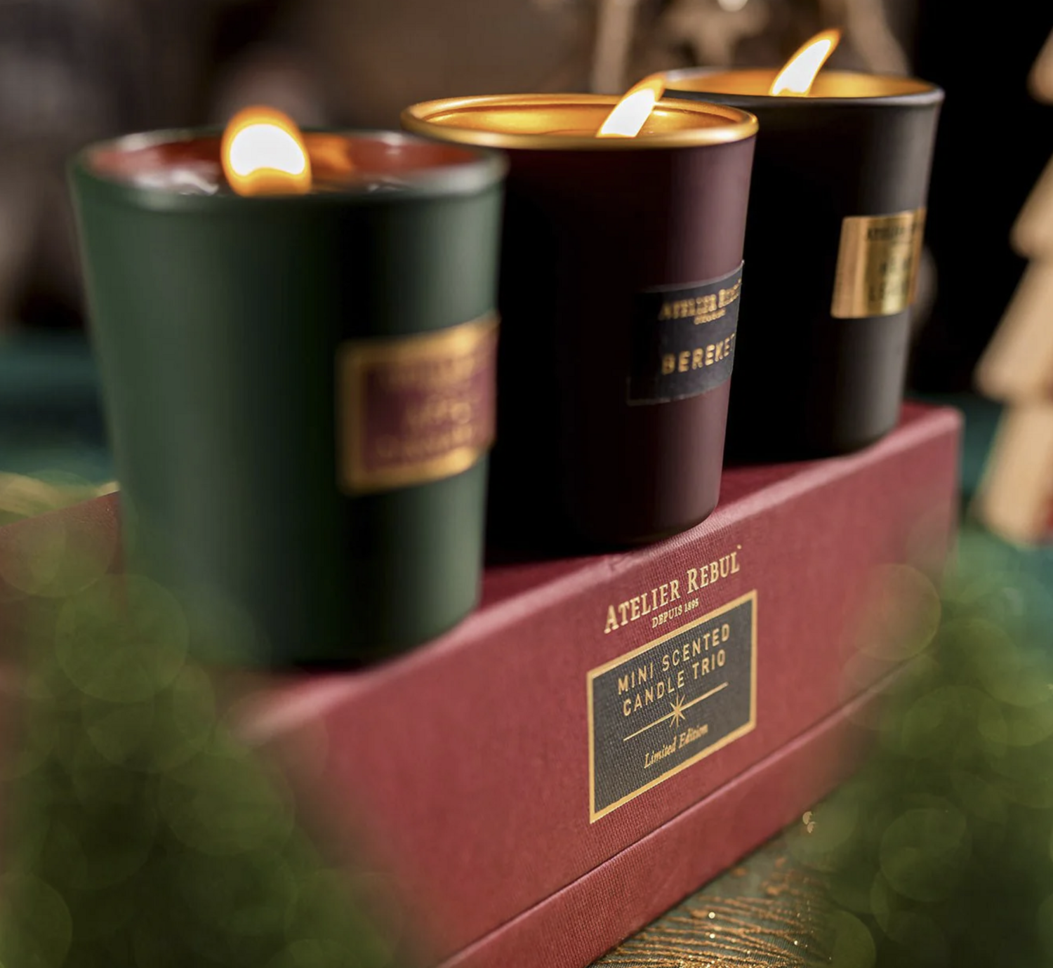 Atelier Rebul Limited Edition Scented Candle Trio Set