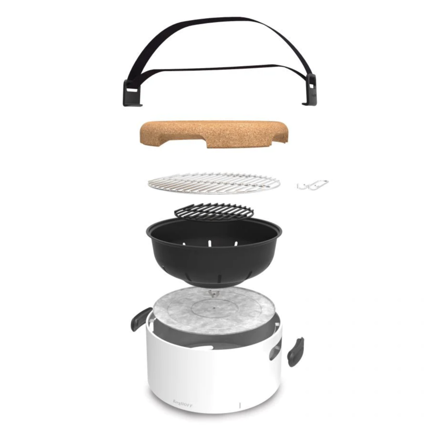 Berghoff LEO Table BBQ white