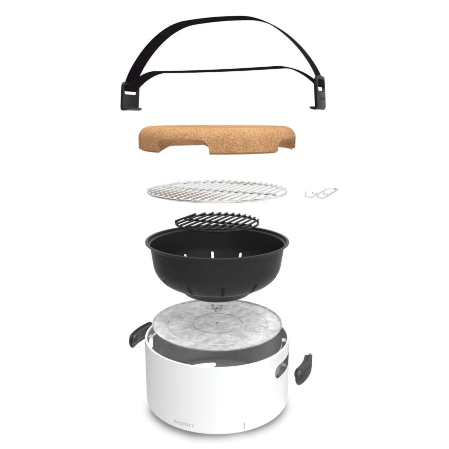 Berghoff LEO Table BBQ white