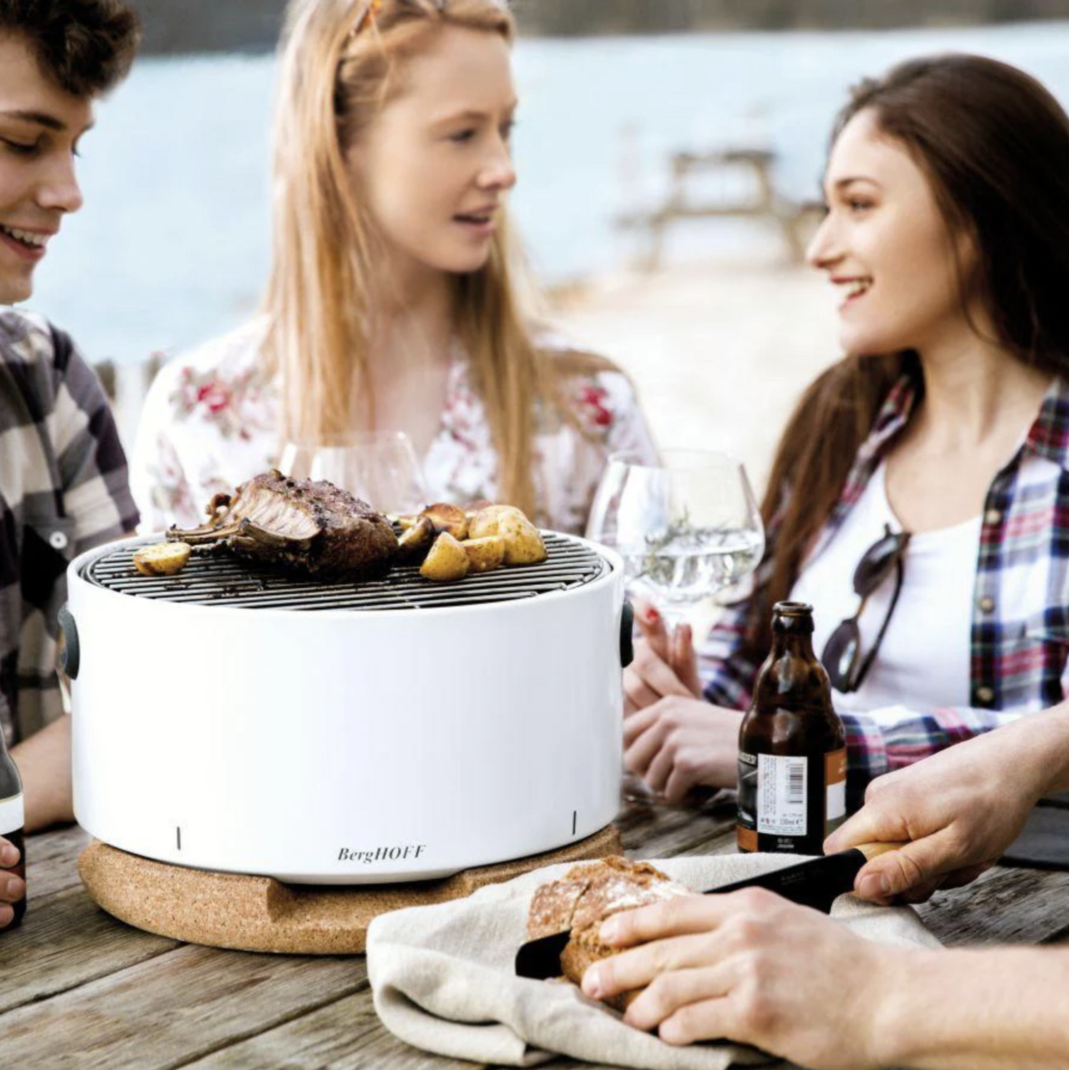 Berghoff LEO Table BBQ white