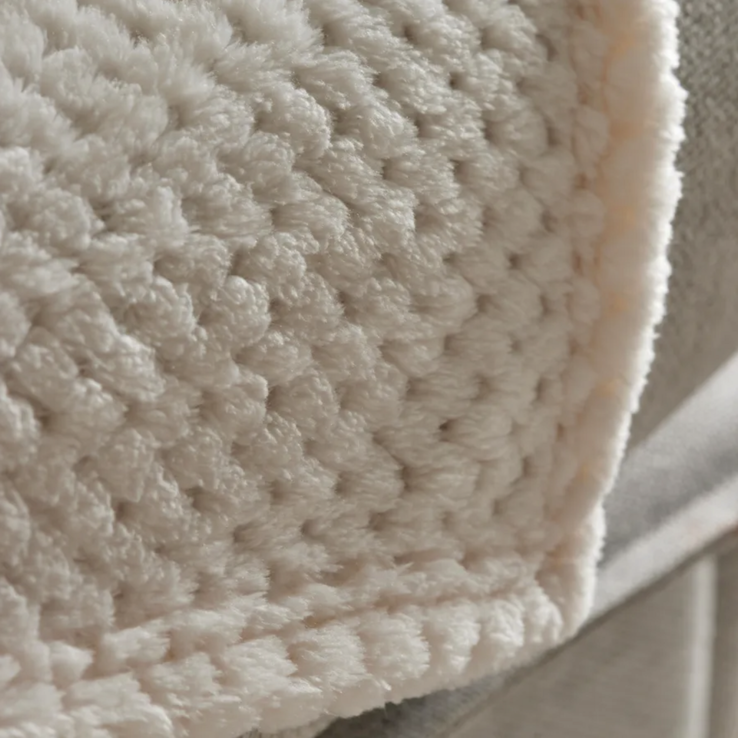 Karaca Pearl Baby Fleece Wellsoft Eénpersoonsdeken, Wit