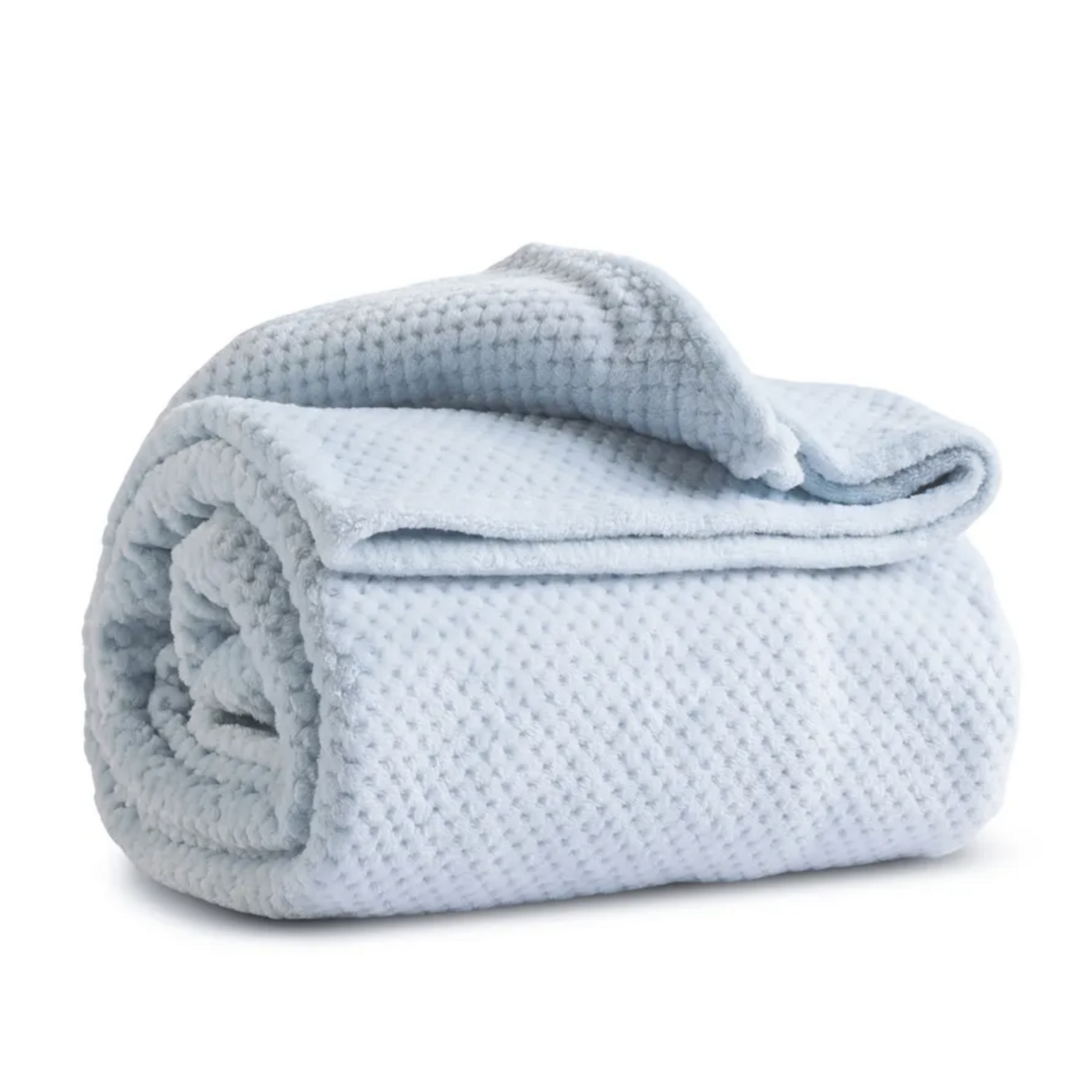 Karaca Pearl Baby Fleece Wellsoft Double Blanket, Blue