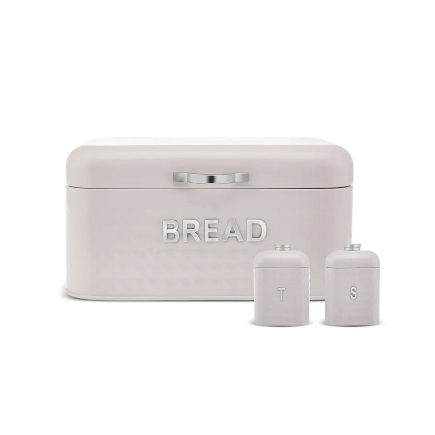 Karaca Diamond Bread Box with Storage Container Gift, Cream