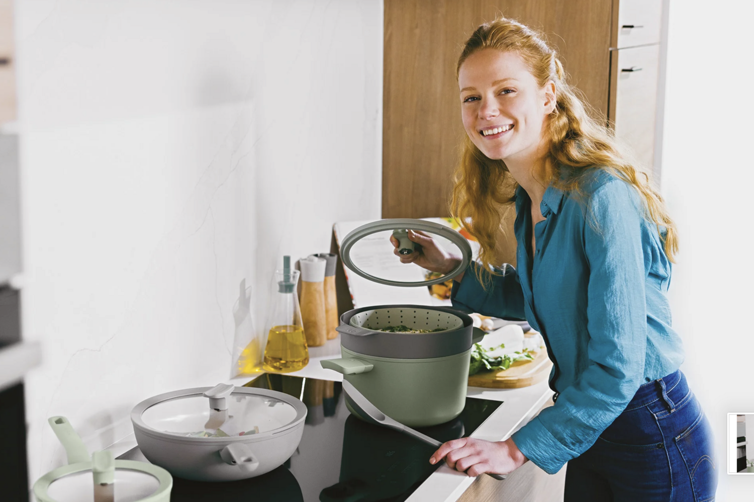 Berghoff LEO Steamer &amp; colander Balance - Ø 24cm