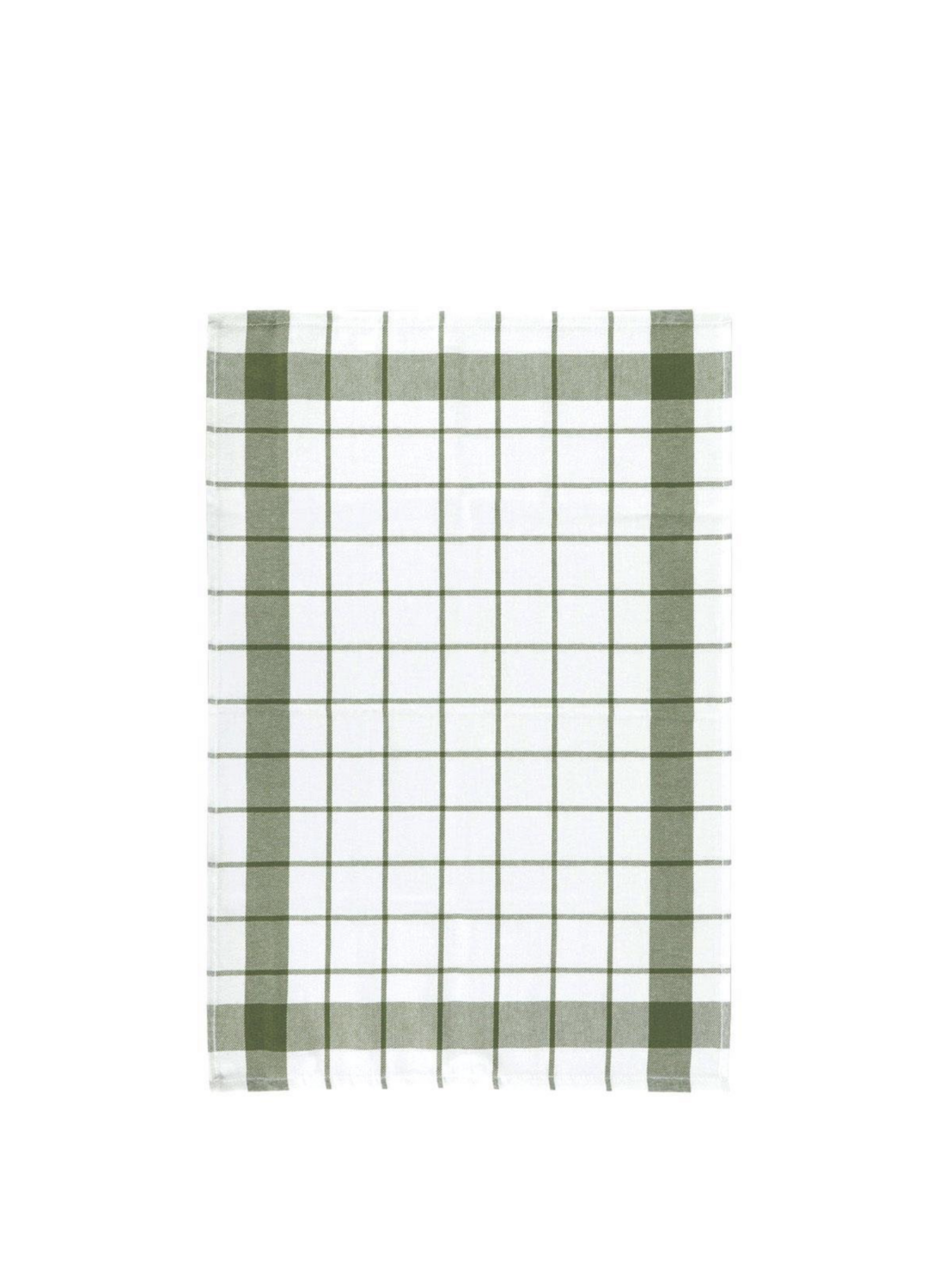 Green Black Esila 2-Piece Drying Cloth 100% Cotton Special Woven Beige-Green 45X65 Cm