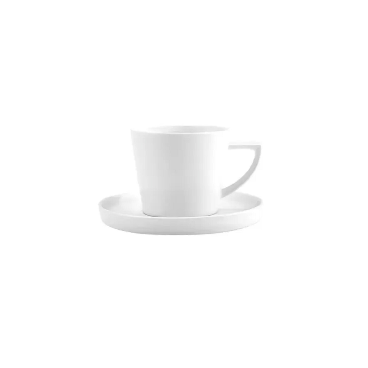 Karaca Salvare 6-persoons theekop en schotel, 12-delig, 260 ml, wit