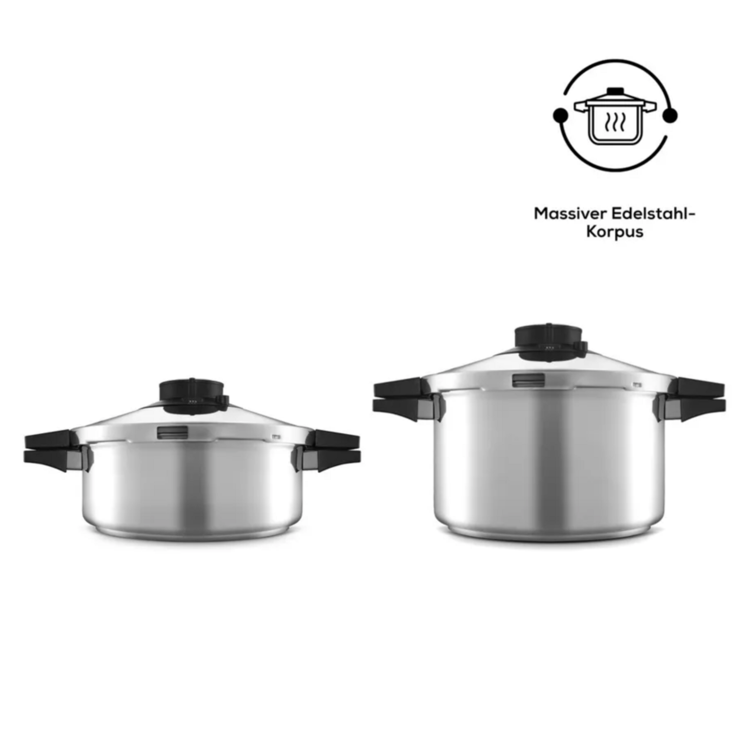 Karaca Snelkookpot Set 4+6 Lt Karaca Snelkookpot Set 4+6 Lt